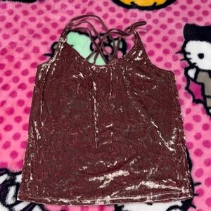 American Eagle Velvet Tank Top